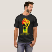 Black History Month 2023 African American Pride Po T-Shirt (Vorne ganz)