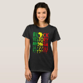 Black History Month 2023 Black History 365 Melanin T-Shirt (Vorne ganz)