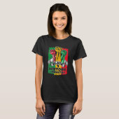 Black History Month 2023 Hand Strong African Ameri T-Shirt (Vorne ganz)