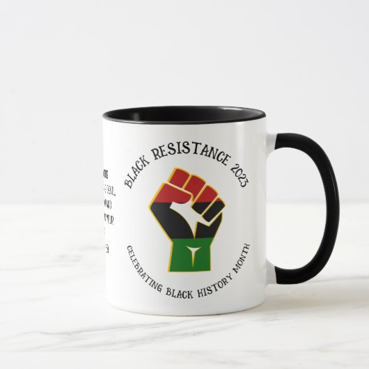 BLACK HISTORY MONTH 2023 Resistenz Tasse (Rechts)
