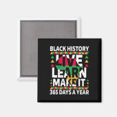 Black History Month 2025 Apparel Magnet (Vorderseite/Rückseite)