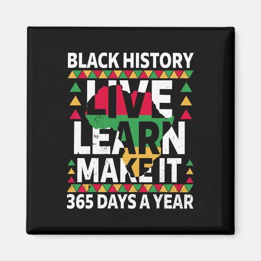 Black History Month 2025 Apparel Magnet (Vorne)