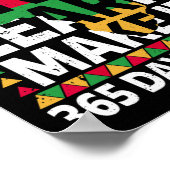 Black History Month 2025 Apparel Poster (Ecke)