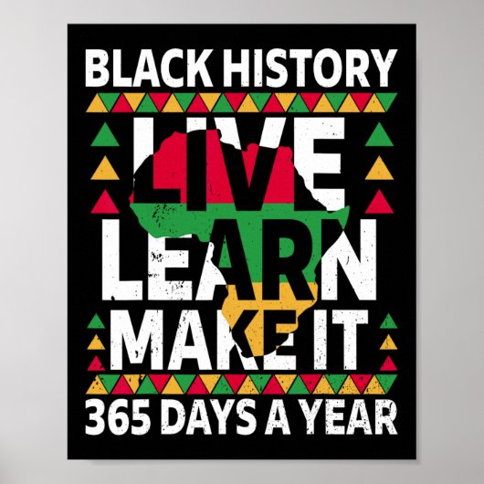 Black History Month 2025 Apparel Poster (Vorne)