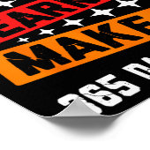 Black History Month 2025 Live It Learn it make it Poster (Ecke)