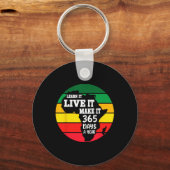 Black History Month 2025 Live It Learn it make it Schlüsselanhänger (Vorderseite)