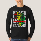Black History Month 247365 2023 Proud African Mela T-Shirt (Vorderseite)