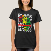 Black History Month 247365 2023 Proud African Mela T-Shirt (Vorderseite)