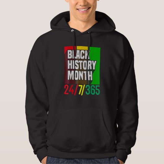 Black History Month 247365 African American Melani Hoodie (Vorderseite)