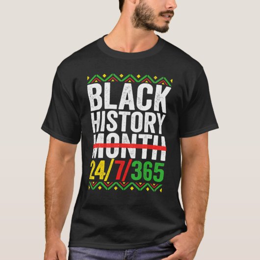 Black History Month 247365 African American Melani T-Shirt (Vorderseite)