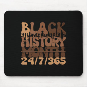 Black History Month 247365 African Melanin Black P Mousepad