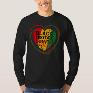 Black History Month 247365 Melanin Afro African Pr T-Shirt