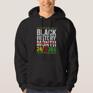 Black History Month 247365 Pride African American Hoodie