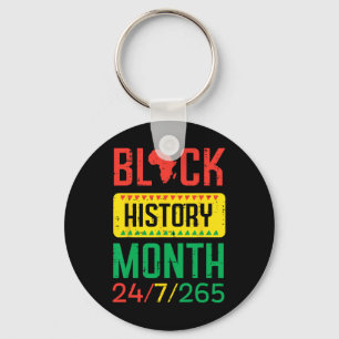 Black History Month 24 7 265 Afrikanischer Stolz M Schlüsselanhänger