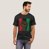 Black History Month  African American Pride Fist T-Shirt (Vorne ganz)