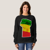 Black History Month African American Protest Fist  Sweatshirt (Vorne ganz)