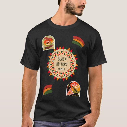 Black History Month African American T-Shirt (Vorderseite)