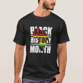 Black History Month African Continent T-Shirt (Vorderseite)