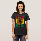 Black History Month African Lion Black History Roo T-Shirt (Vorne ganz)