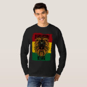 Black History Month African Lion Black History Roo T-Shirt (Vorne ganz)