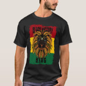 Black History Month African Lion Black History Roo T-Shirt (Vorderseite)