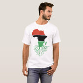 Black History Month African Roots Vergiftungs Mela T-Shirt (Vorne ganz)