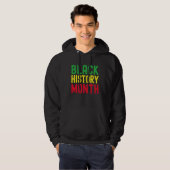 Black History Month Afro African Pride Celebration Hoodie (Vorne ganz)