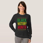 Black History Month Afro African Pride Celebration T-Shirt (Vorne ganz)