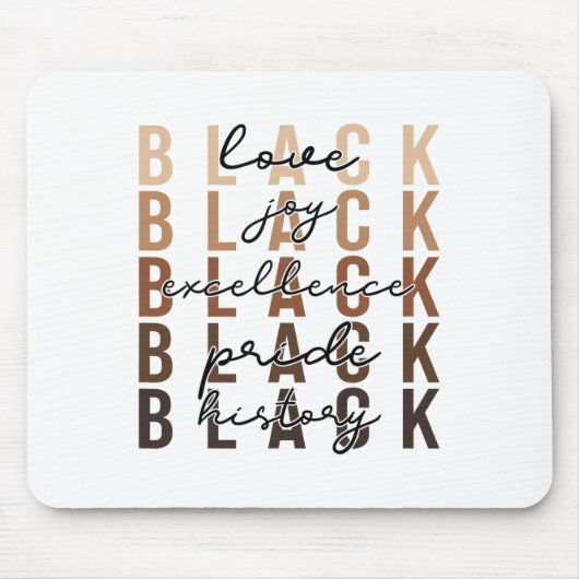 Black History Month Afroamerikanischer Juneteenth Mousepad (Vorne)