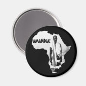 Black History Month - AMANDLA! Magnet (Vorderseite/Rückseite)