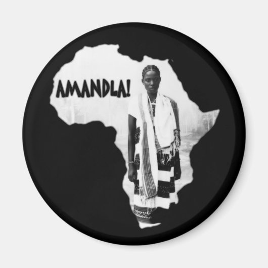 Black History Month - AMANDLA! Magnet (Vorne)