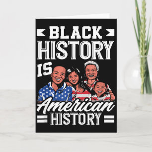 Black History Month Amerika Flagge Amerikanisch Karte