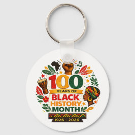 Black History Month Anniversary Schlüsselanhänger