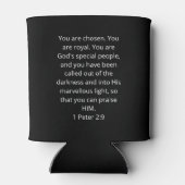 BLACK HISTORY MONTH Anpassbare Foto-Schrift Dosenkühler (Rückseite)