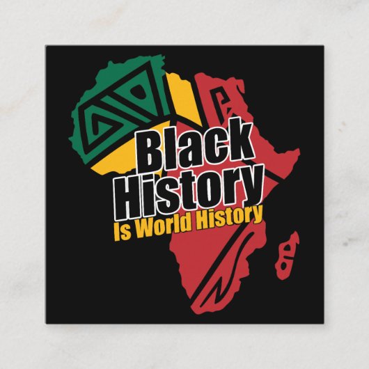 Black History Month  Begleitkarte (Vorderseite)
