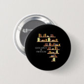 Black History Month Bildung Ist Freiheit Lehrer F Button (Vorne & Hinten)