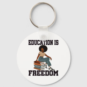 Black History Month Bildung Ist Freiheit Lehrer H Schlüsselanhänger