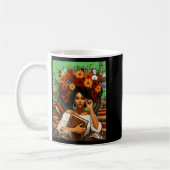 Black History Month Black Afro Girl Women Book Lov Kaffeetasse (Links)