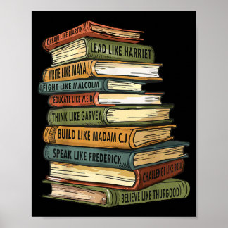 Black History Month Black History Black Black Hist Poster