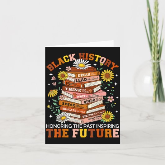 Black History Month Black Leaders African American Karte (Vorderseite)