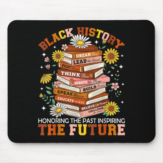Black History Month Black Leaders African American Mousepad (Vorne)