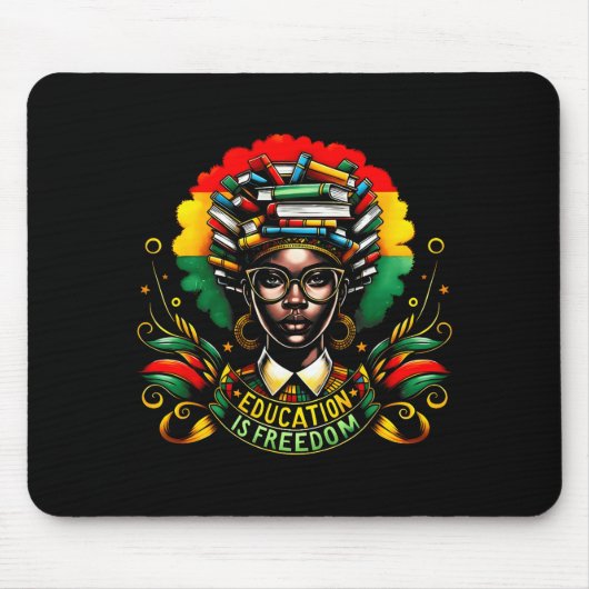 Black History Month Black Leaders African American Mousepad (Vorne)