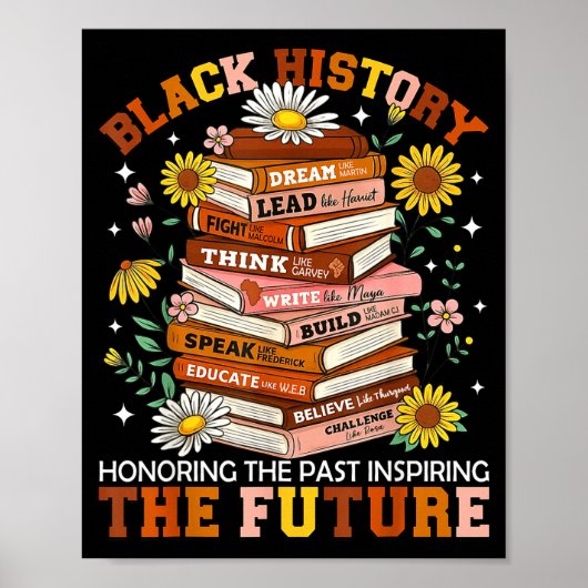 Black History Month Black Leaders African American Poster (Vorne)