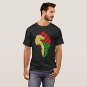 Black History Month BLM Melanin African American T-Shirt (Vorne ganz)