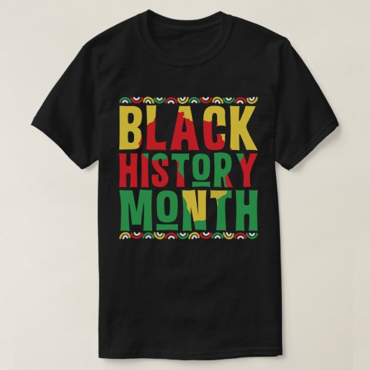 Black History Month Bold & Proud T-Shirt (Design vorne)