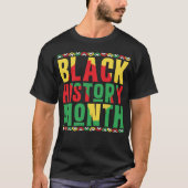 Black History Month Bold & Proud T-Shirt (Vorderseite)