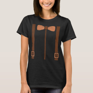 Black History Month Bow Krawatte Suspender Melanin T-Shirt