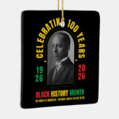 BLACK HISTORY MONTH CENTENNIAL 100 Years BHM Keramikornament (Rechts)