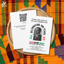 BLACK HISTORY MONTH Centennial Woodson Dinner Einladung