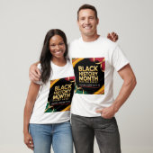 " Black History Month Culture History Pride ” T-Shirt (Unisex)